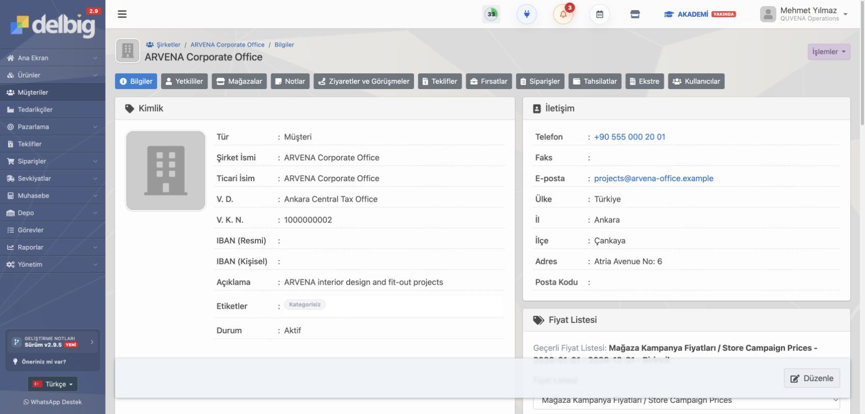Delbig CRM Quvena Customer Card Tr 2026 07 14 görseli