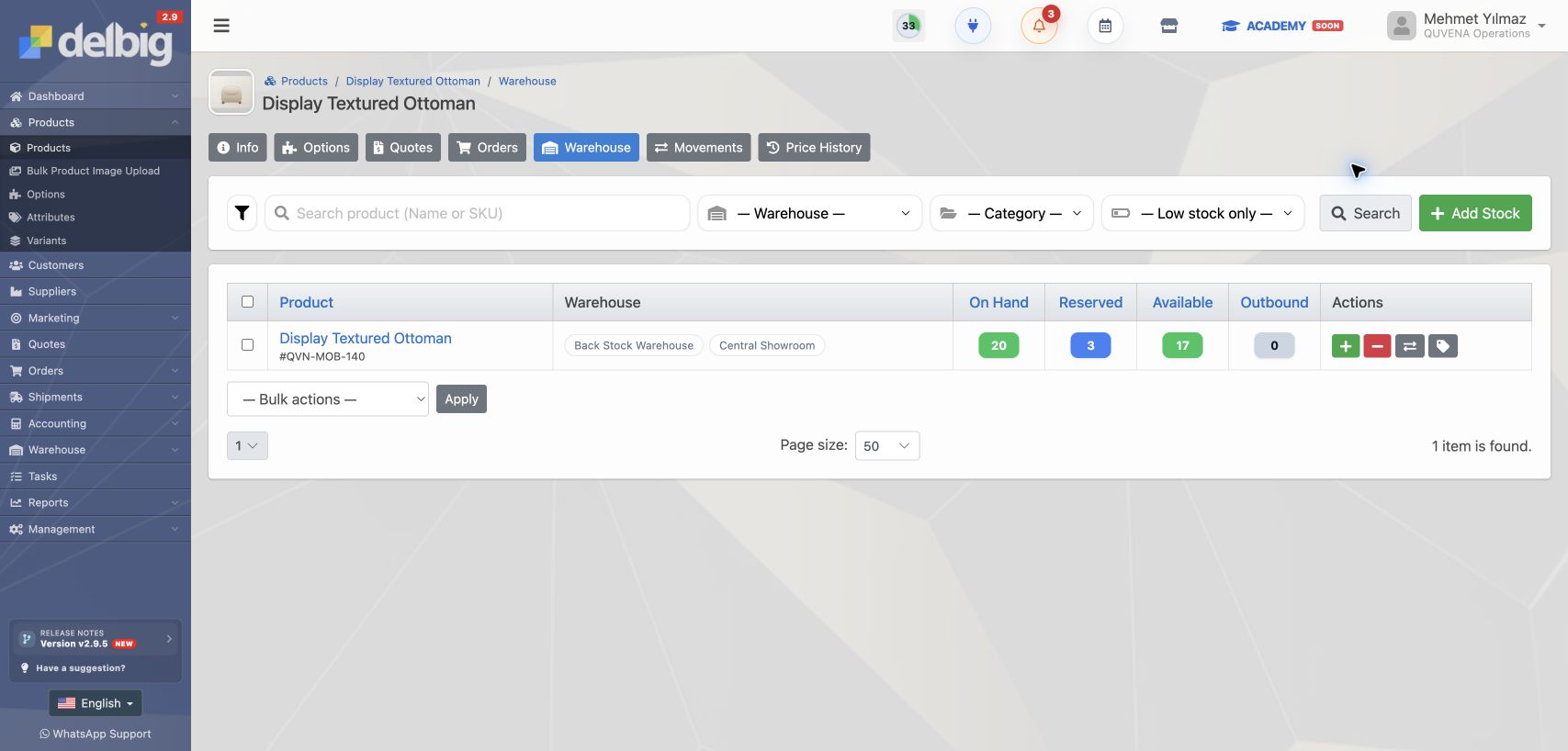 Furniture Warehouse Management Software